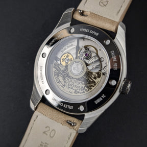 Hong Kong watch paper caseback city map - Atelier Caradant