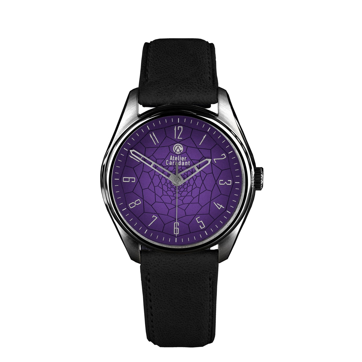 Signature Patterns Toile Filante Violet Dioxazine Aiguilles Argentées - Atelier Caradant