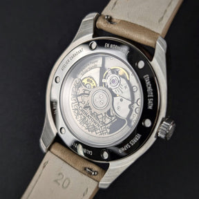 Singapore City Map watch Paper casebackSilver Hands - Atelier Caradant